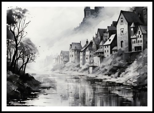 Plakat 84x59,5cm Mglisty Refleks na Arena.pl