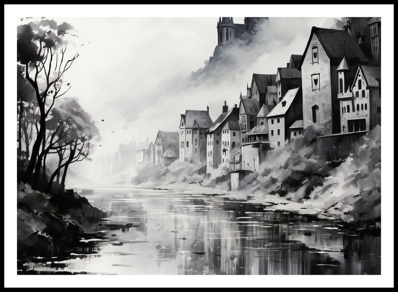Plakat 84x59,5cm Mglisty Refleks zdjęcie 3