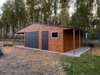 Garaż Blaszany Blaszak 10x6 dwuspadowy drewnopodobny PRODUCENT