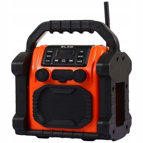 RADIO BUDOWLANE FM 20W RMS BLUETOOTH 5.1 POWERBANK USB-C AUX LED IP55 na Arena.pl