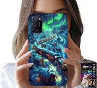 ETUI DO OPPO A52 - POCIĄG, EKSPRES ŚWIĄTECZNY WZORY + SZKŁO