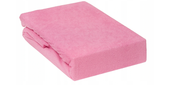 Prześcieradło frotte 180x80 różowe