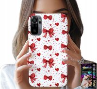 ETUI DO XIAOMI NOTE 10 / 10S - CZERWONE WSTĄŻKI WSTĄŻKA MODNE WZORY
