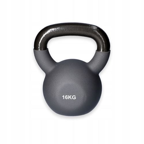 Hantle kettlebell yellowKETTLEBELL - szara, 16kg na Arena.pl