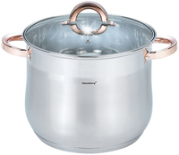 Garnek 8,6 L GASTRONOMICZNY DUŻY INDUKCJA GAZ ROSE GOLD KLAUSBERG