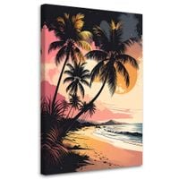 Obraz do salonu sypialni biura spa hotelu, Tropikalna plaża 80x120