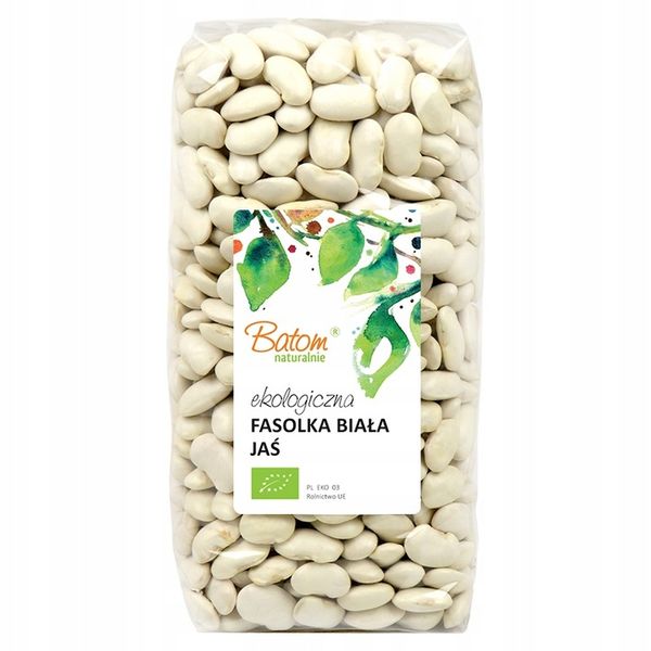 Ekologiczna Fasolka biała Jaś 1kg BIO zdjęcie 1