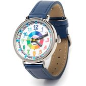 Kiddus Nauczyciel Czasu Polski Niebieski Skóra PU