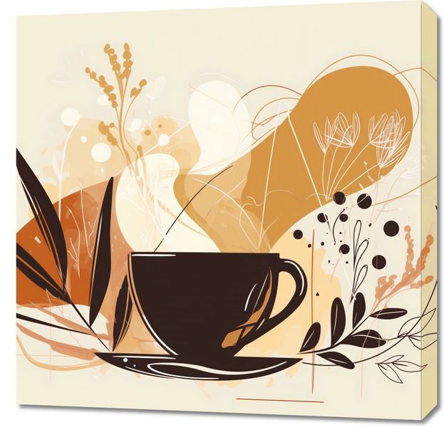 Obraz 70x70cm Aromatyczna Przerwa zdjęcie 1