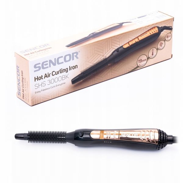 Lokówko-suszarka do włosów SHS 3000BK SENCOR Gold zdjęcie 1