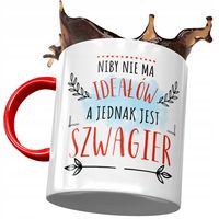 Kubek Czerwony Dla Szwagra Na Urodziny Na Prezent Z Nadrukiem Ze Zdjęciem