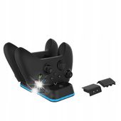 Ładowarka Stacja + 2x Akumulator Bateria do PAD Pada Kontroler XBOX ONE X