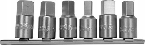 YATO KLUCZE WPUSTOWE KWADRATOWE DO KORKÓW OLEJU 8-14mm 3/8'' 1/2" 6 SZTUK na Arena.pl