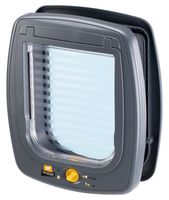 Szare drzwiczki dla średnich i dużych psów oraz dużych kotów - Swing 9