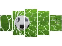 70CM 150CM ZEGAR 5 ELEM PIŁKA BRAMCE DRUK OBRAZ