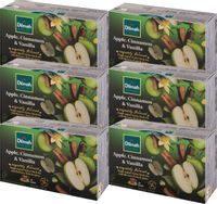 (x6) DILMAH Czarna Herbata z Aromatem Jabłka, Cynamonu i Wanilii 20tb