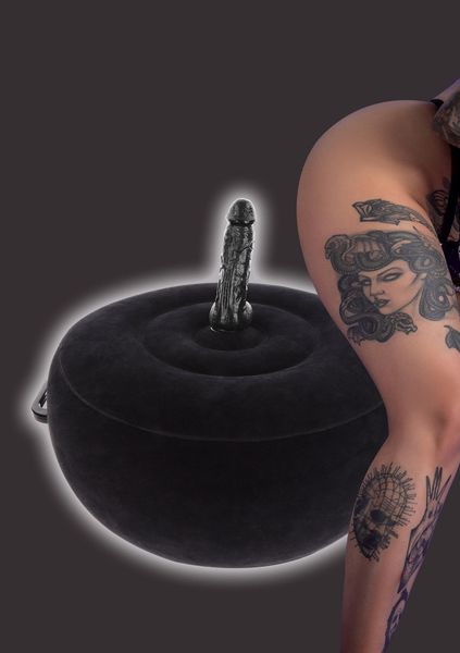 Inflatable Fuck Seat W. Remote Black zdjęcie 7
