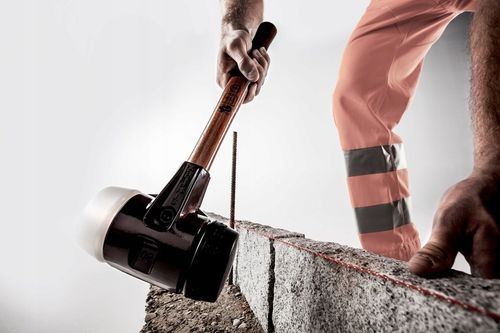 SIMPLEX 80 MŁOTEK BRUKARSKI 80mm GUMA - GUMA 3,2kg na Arena.pl