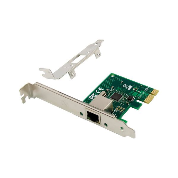 MicroConnect 1 port RJ45 network card, PCIe zdjęcie 1