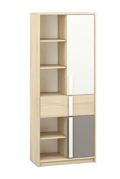 Regał Młodzieżowy Szeroki 2D1SZ 80 cm Wielokolorowe DRIPS ML zdjęcie 1