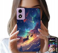 ETUI DO MOTOROLA MOTO E14 - RENIFEREK SŁODKI RENIFER ŚWIĄTECZNY WZÓR