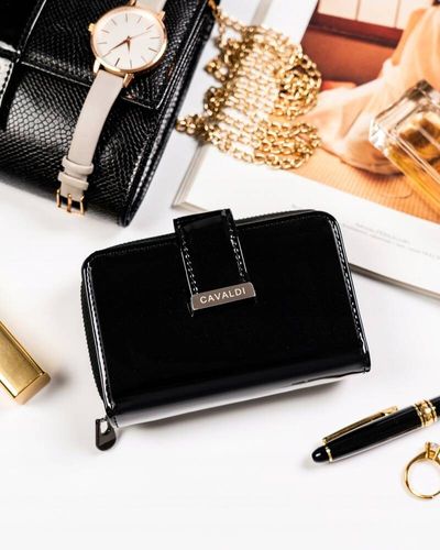 portfel damski na zamek i zatrzask - 4u cavaldi na Arena.pl
