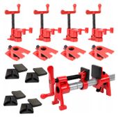 4-SZT ŚCISK STOLARSKI RUROWY BEZKOŃCOWY 3/4"