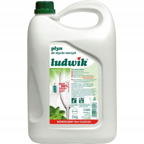 LUDWIK Płyn do mycia naczyń miętowy 5 kg na Arena.pl