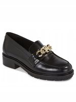 Tommy Hilfiger Loafersy Th Chain Loafer FW0FW07517 Czarny R.36