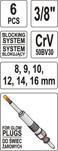 klucze do świec żarowych - yt-0534 na Arena.pl