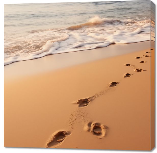 Obraz 100x100cm Szepty Fal zdjęcie 1