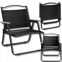 KRZESŁO KEMPINGOWE TURYSTYCZNE LEKKIE KRZESEŁKO WĘDKARSKIE FOTEL SKŁADANE