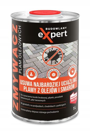 ZMYWACZ USUWANIE DO CIĘŻKICH PLAM OLEJOWYCH Z KOSTKI BRUKOWEJ PREPARAT 1 L na Arena.pl