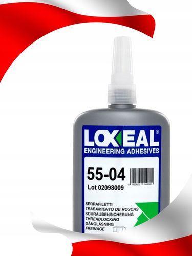 LOXEAL 55-04 KLEJ ZABEZPIECZANIE GWINTÓW ŚREDNIO DEMONTOWALNY 250 ml na Arena.pl
