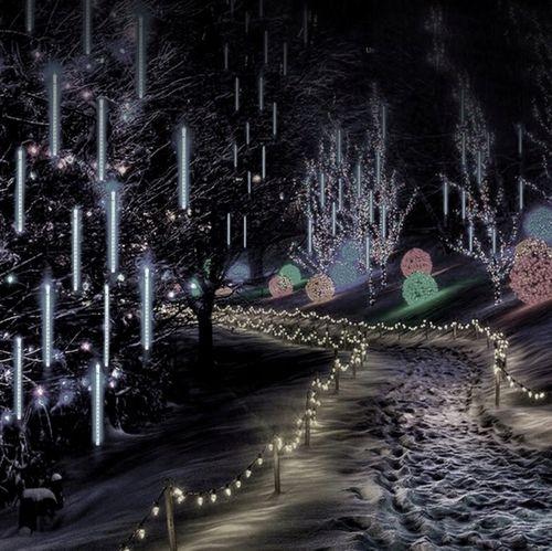 PADAJĄCY ŚNIEG SOPLE LED METEORYT 80 CM ZIMNE SMD na Arena.pl