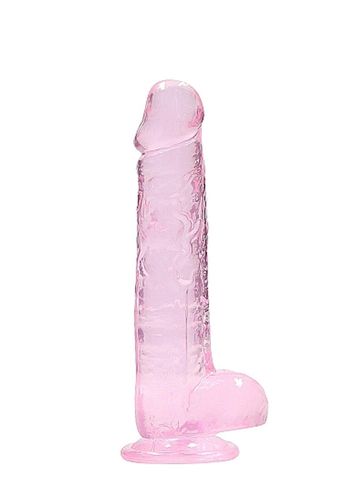 8"" / 20 Cm Realistic Dildo With Balls - Pink na Arena.pl