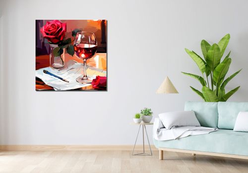 Obraz 90x90cm Poetycki Wieczór na Arena.pl