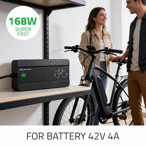 Qoltec Ładowarka e-bike 42V 4A Bosch na Arena.pl