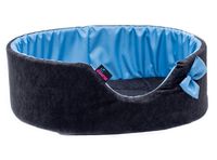 Eleganckie niebiesko-czarne legowisko dla psa Diversa Elemental Rozmiar 10