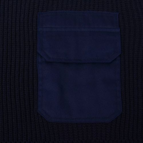 Sweter Męski Do Pracy, Granatowy, Rozmiar M na Arena.pl