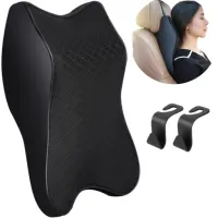 PODUSZKA ZAGŁÓWEK DO SAMOCHODU POD SZYJĘ PLECY KARK NA BÓL DUŻY ZESTAW