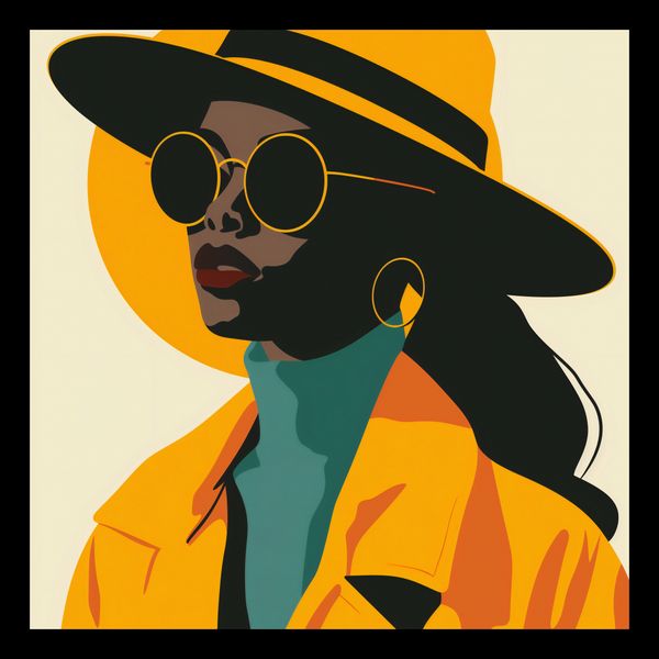 Plakat 20x20cm Żółta Stylowość zdjęcie 2