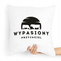 Poduszka Dla Przyjaciela Wypasiony Przyjaciel Z Nadrukiem Ze Zdjęciem