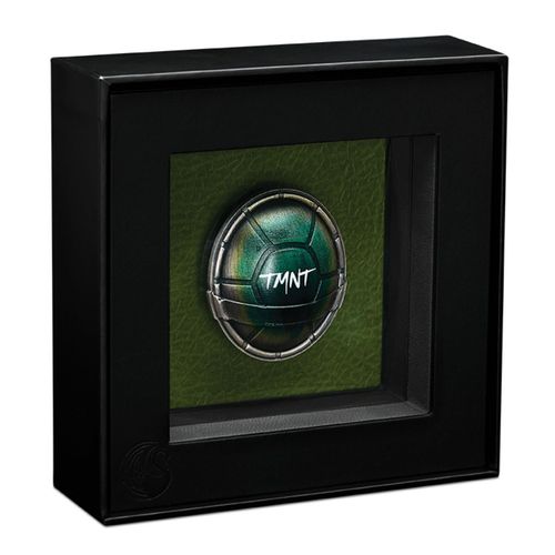 Tuvalu: Teenage Mutant Ninja Turtles - Domed Shell kolorowany 1.5 uncji Srebra 2024 Antiqued Coin na Arena.pl