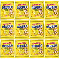 Blublo Żelki pianki bananki 80 g x 12 sztuk