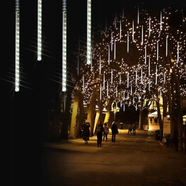 LAMPKI SOPLE METEORY 152 LED 30 CM BIAŁE zdjęcie 7