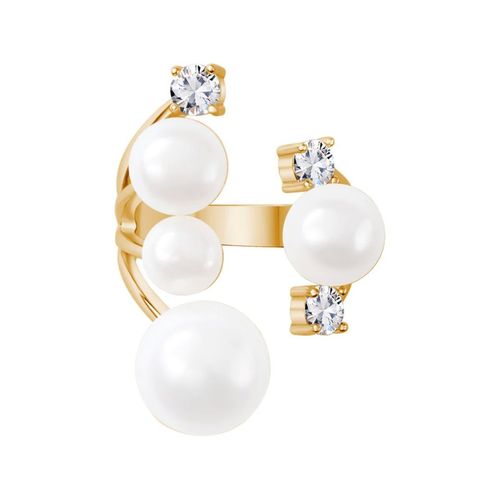 Srebrny pierścionek PDK6485Y - Naturalne Perły hodowane słodkowodne na Arena.pl