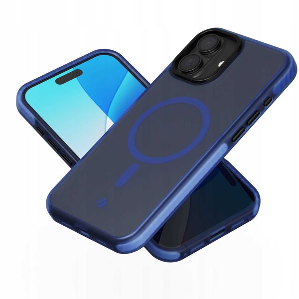 Spacecase Hybrid Fusion Mag Iphone 16 Plus Dark Blue zdjęcie 9