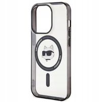 2 x ETUI HARDCASE KARL LAGERFELD CHOUPETTE`S HEAD MAGSAFE DO IPHONE 15/14 P