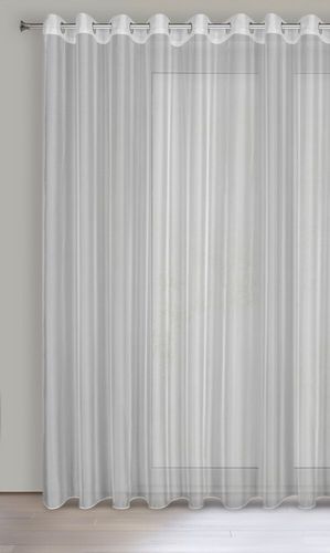 Firana gotowa na przelotkach ANABEL 300x260 biała z połyskiem na Arena.pl